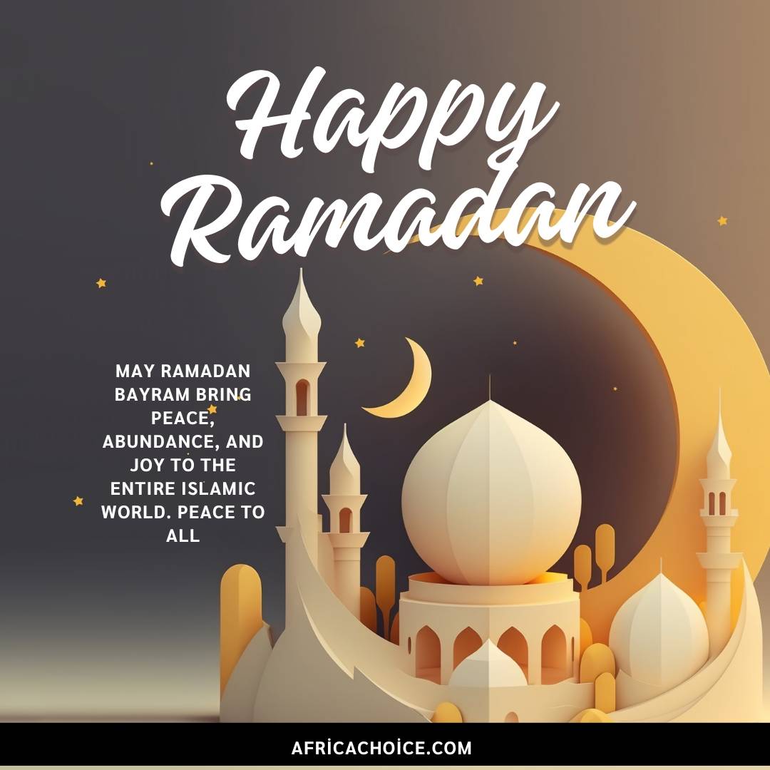Happy Ramadan and peace to the global world. May Ramadan Bayram bring peace, abundance, and joy to t...