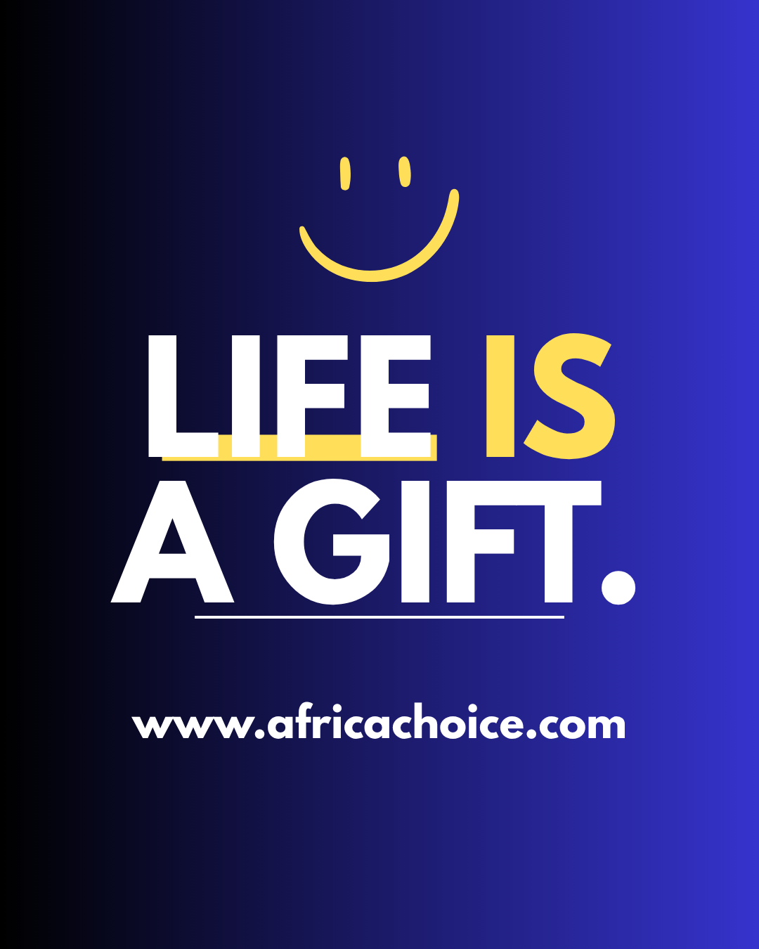 Life Is A Gift
A Gift to Yourself
A Gift To Your Home
A Gift To Your Family
A Gift To Humanity
Life...