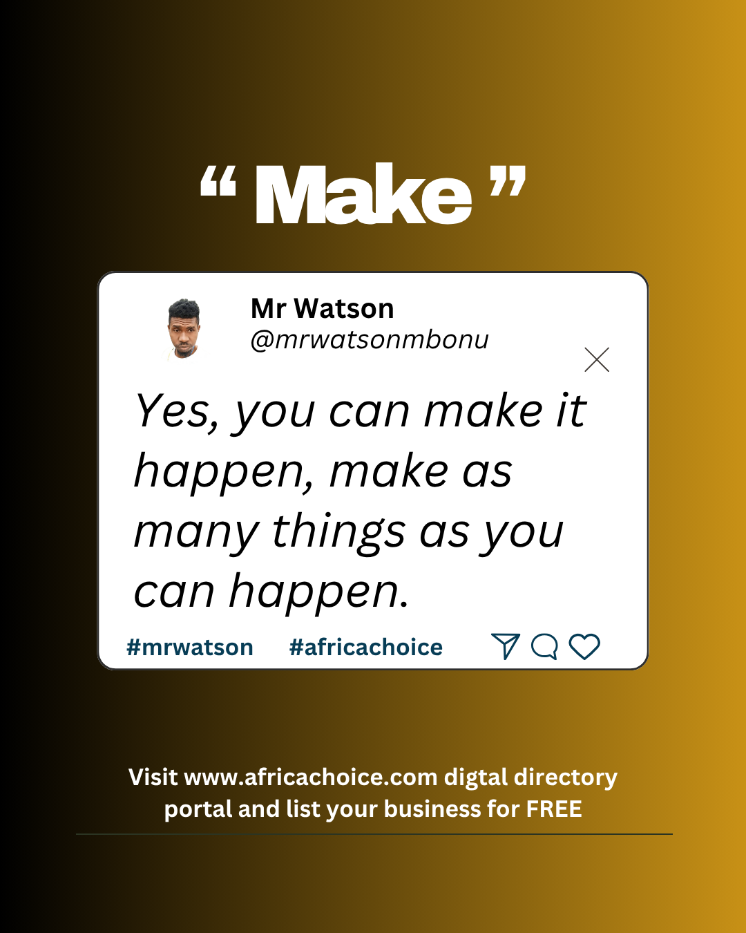 "Make"
Yes, you can make it happen, make as many things as you can happen. Make news, make history,...