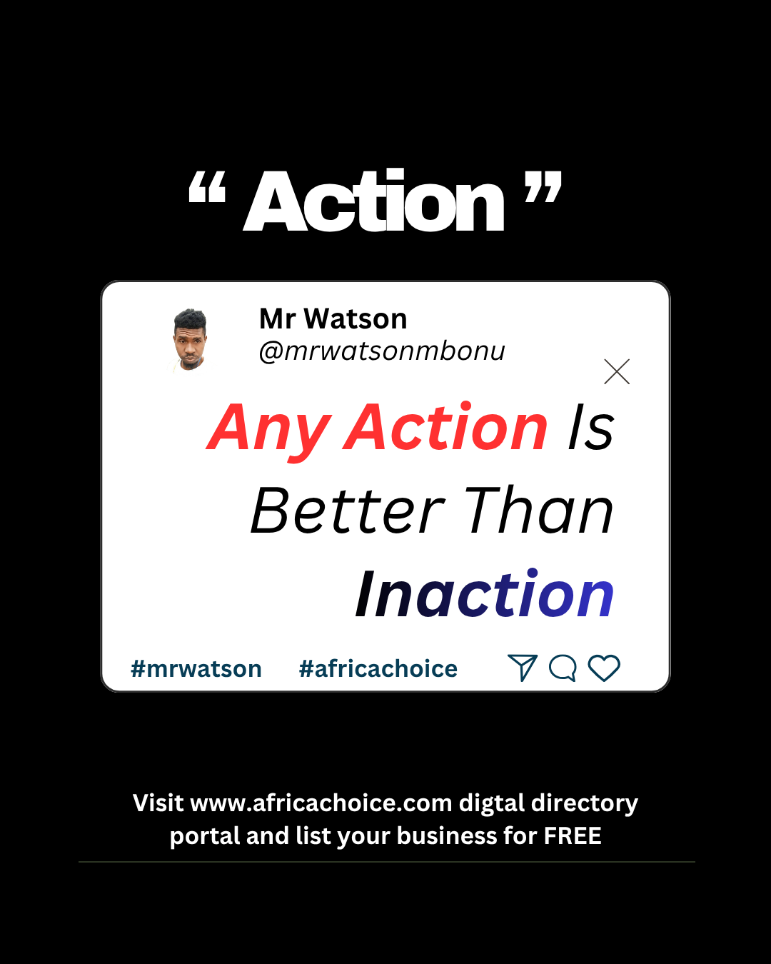 Any Action Is Better Than Inaction
Action paves the path, even when the vision isn't clear. Irrespe...