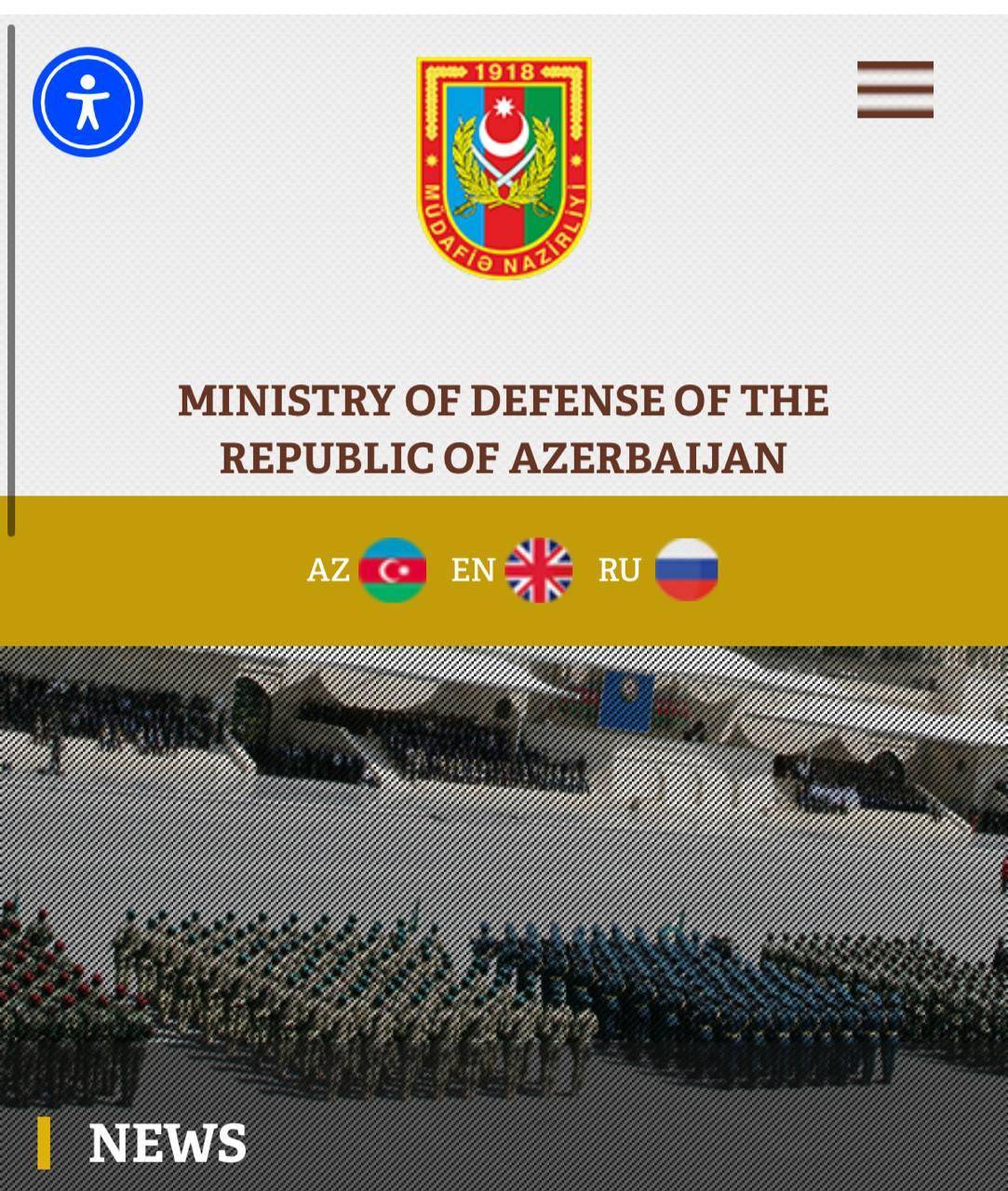 #Breaking:
Azerbaijan's Ministry of Defense commits:
We will respond to Iran's acts of aggression...
