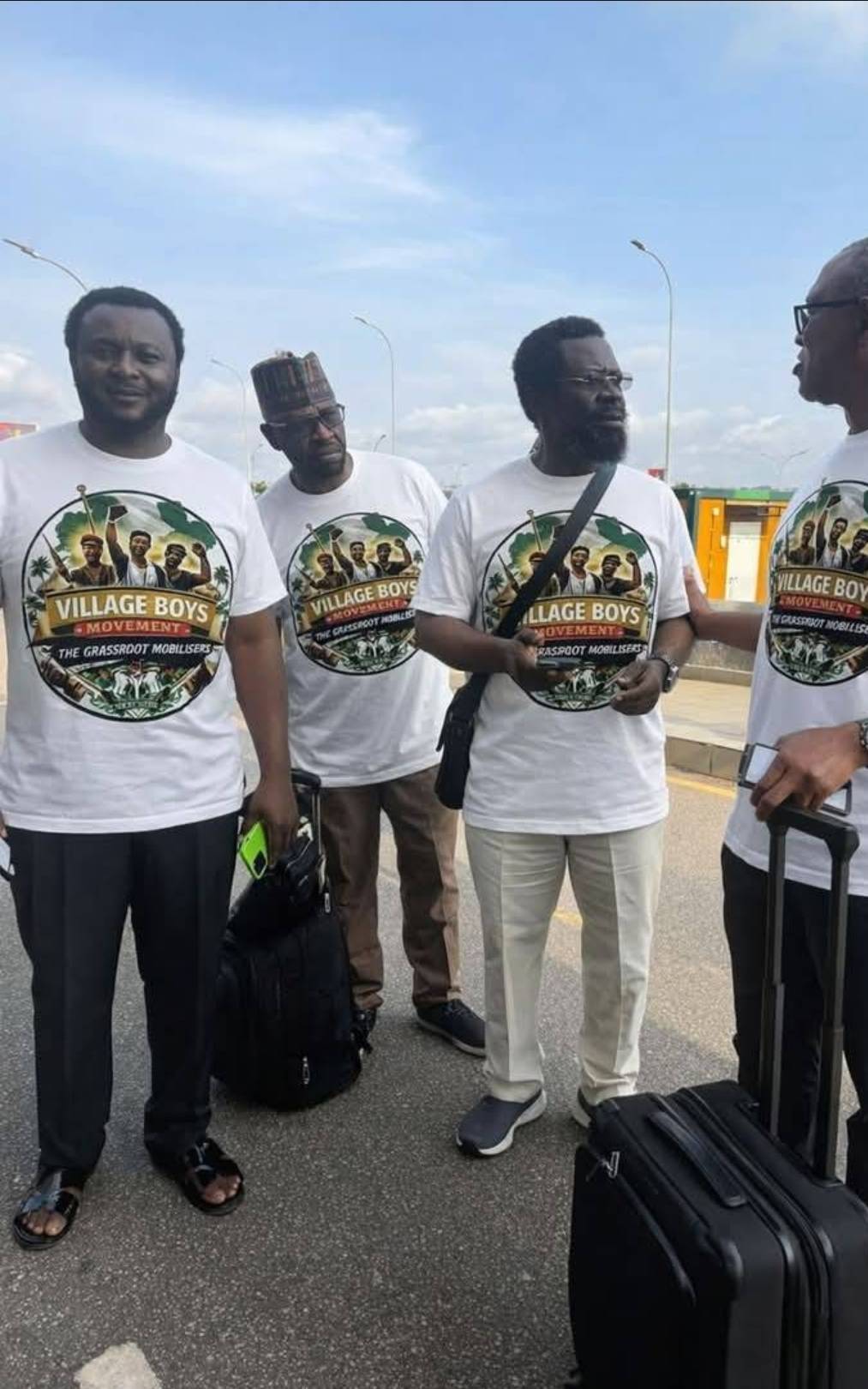 Hello guys, meet our village head, the Igwe, the Baale and the Sarki himself HE @PO and other palace...