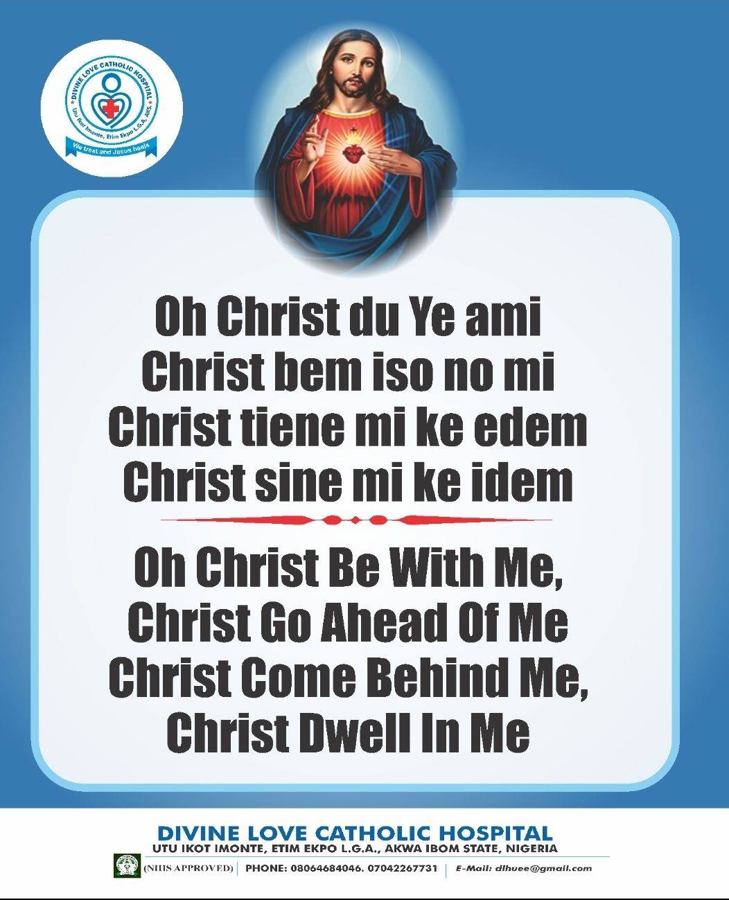 We gat to allow Jesus go with us