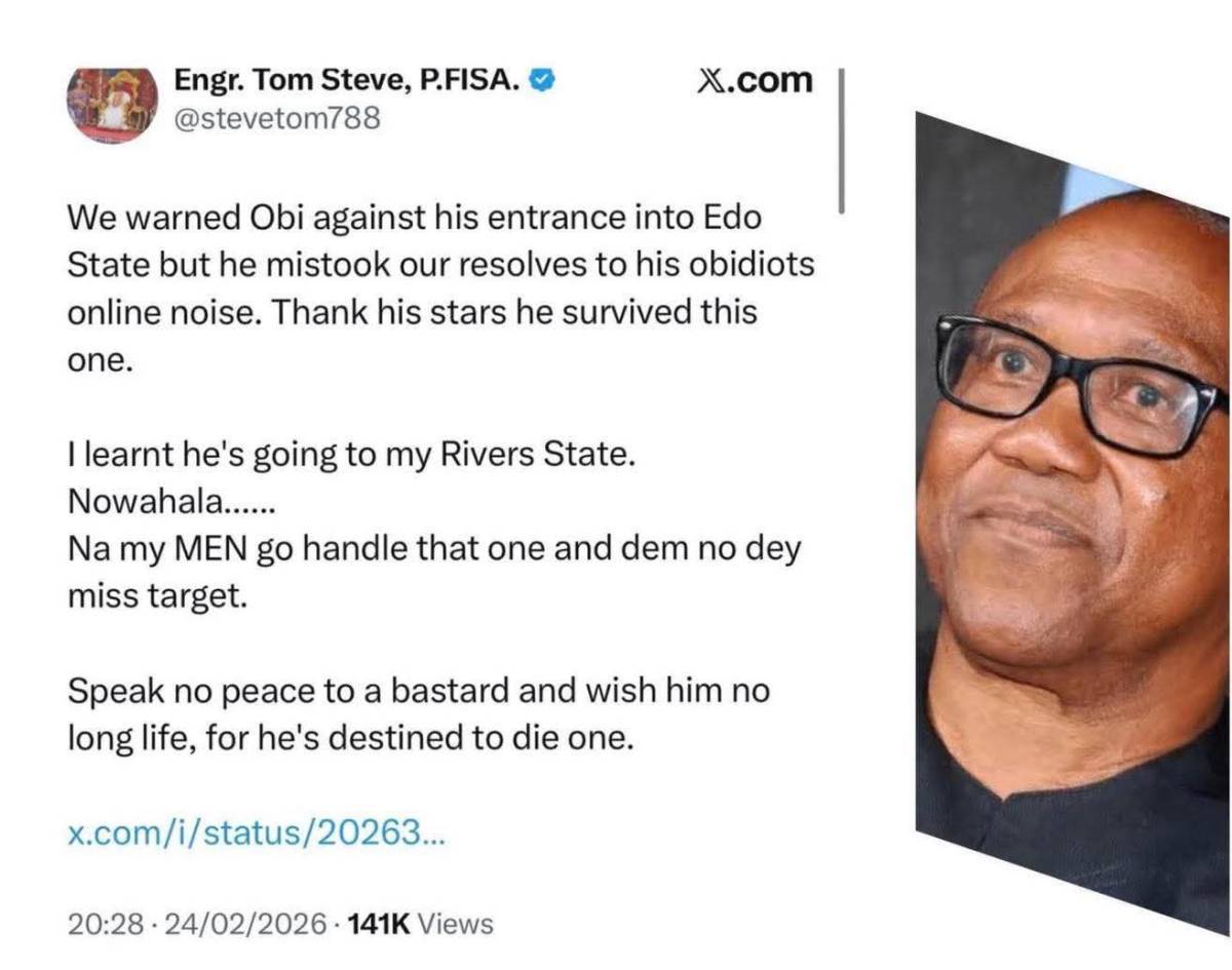 Nigerians, take a look at what a verified user posted on X formally Twitter regarding yesterday's at...