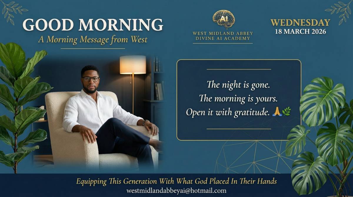 Good morning family. ๐ฟ It is another beautiful morning. I hope the night was kind and that your dre...