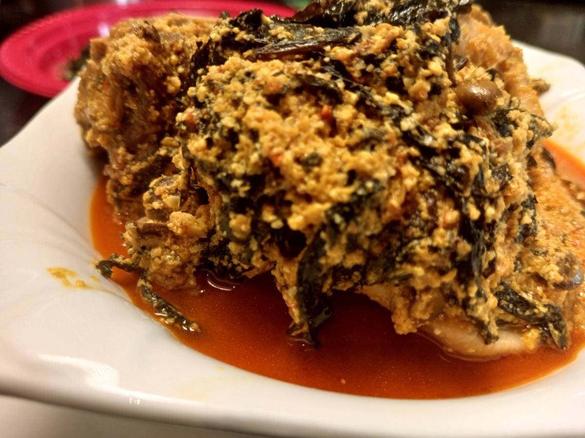 This is a meal eaten almost every where in Nigeria, it's popularly known as EGUSI SOUP or melon ๐ s...