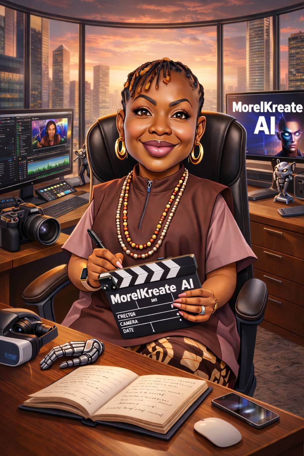 MorelKreateAI is focused on bringing African stories to life through technology, using AI to create...