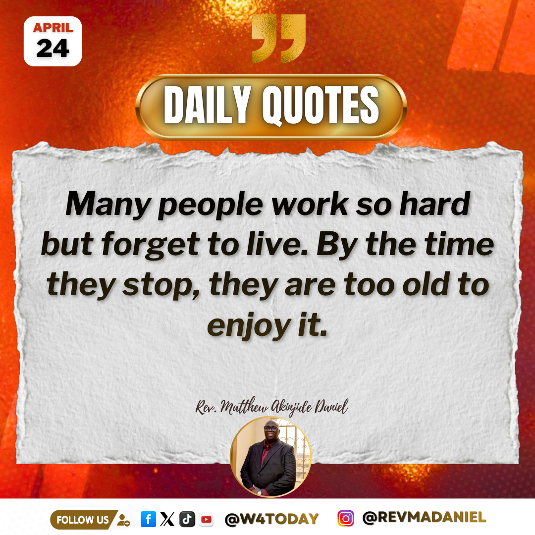 Post by Rev Jide Daniel