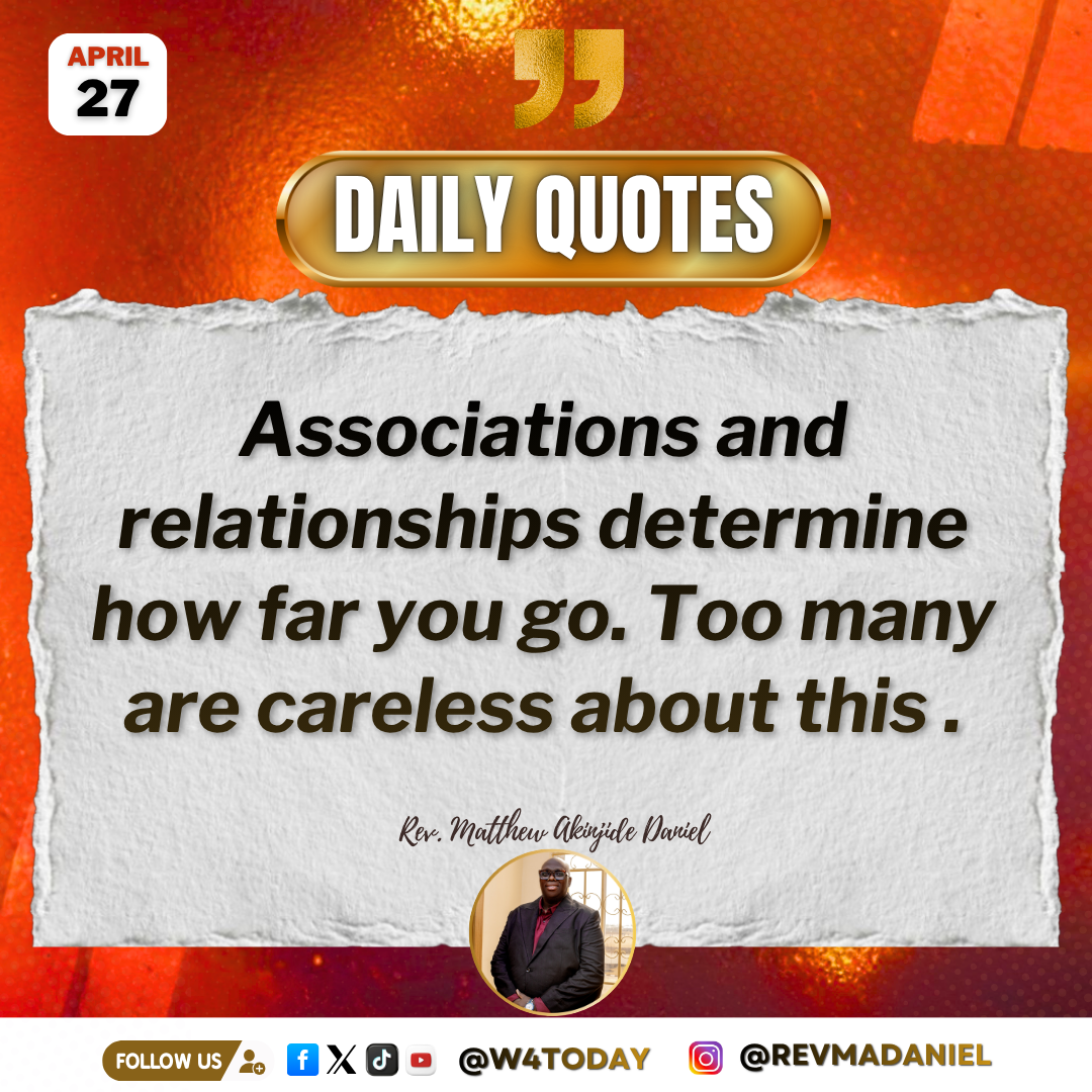 Post by Rev Jide Daniel