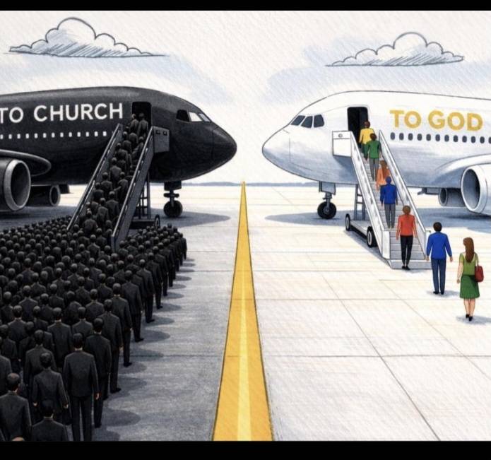 The narrow road and the wide road!