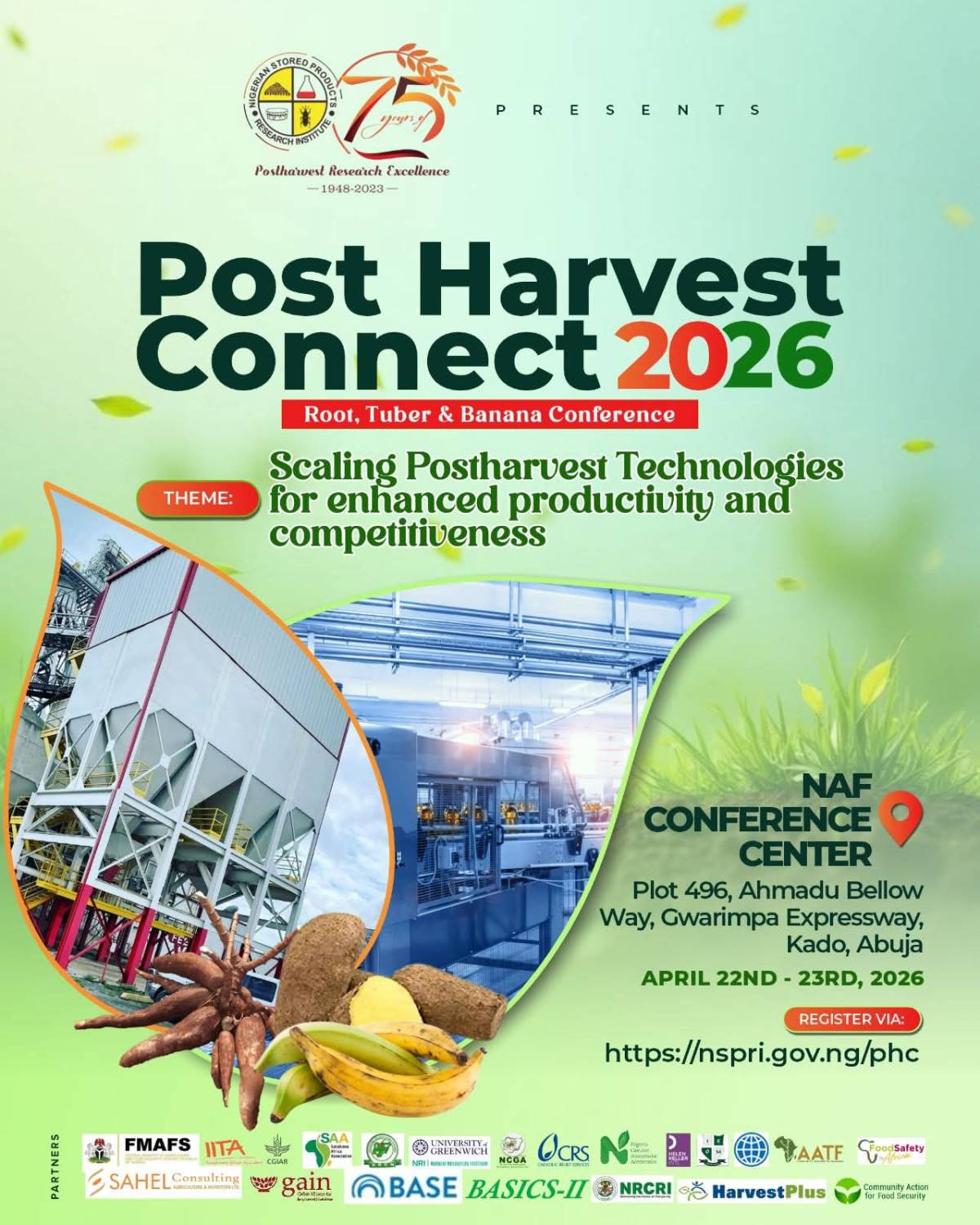 @nspri @Anthony100 @thisdaylive
NSPRI to the world to ensure maximum reduction of Postharvest losse...