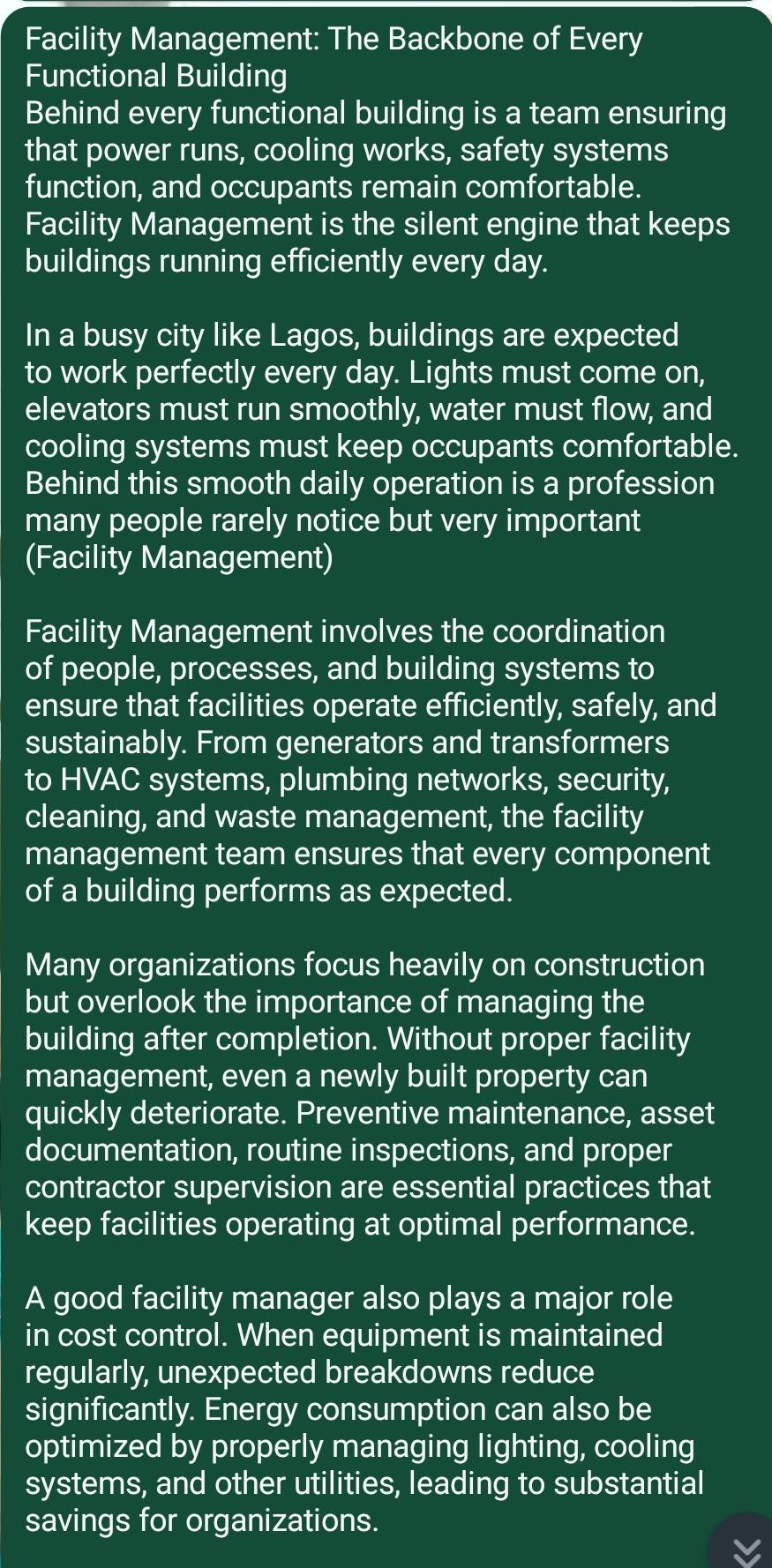 Facility Management: The Backbone of Every Functional Building
Behind every functional building is a...