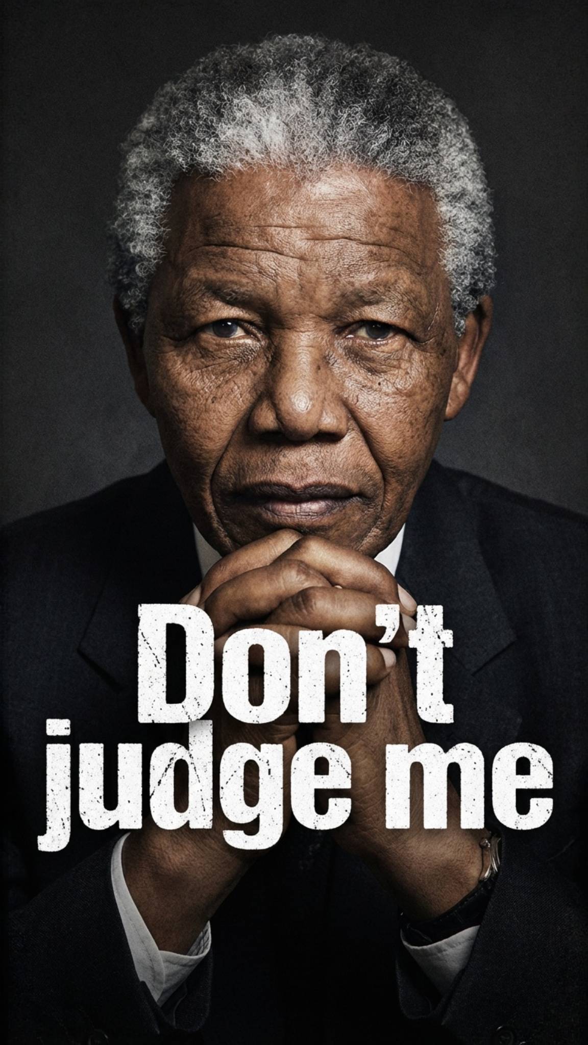 DON'T JUDGE ME.
Do not judge me by my successes, judge me by how many times I fell down and got back...