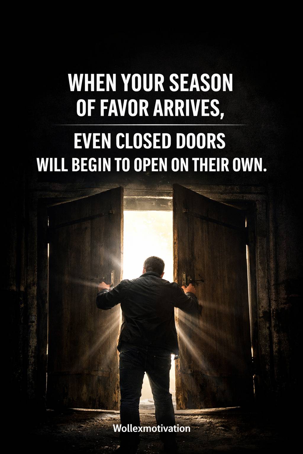 YOUR TIME IS COMING.
When your season of favor arrives, even closed doors will begin to open on thei...