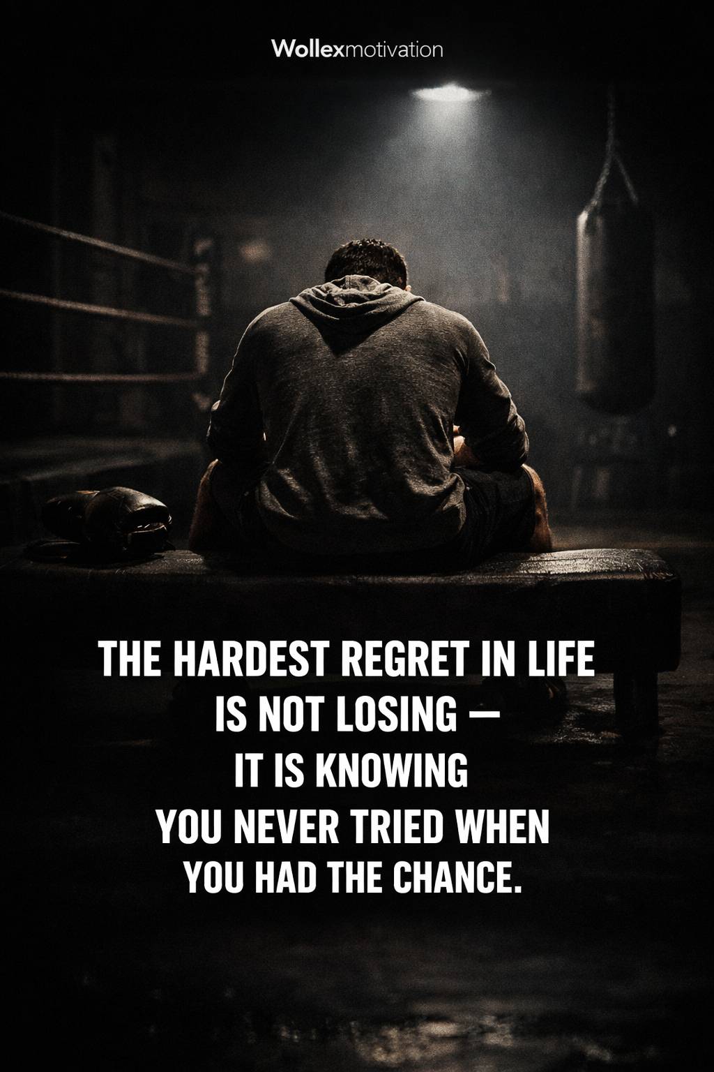The hardest regret in life is not losing — it is knowing you never tried when you had the chance.
#m...