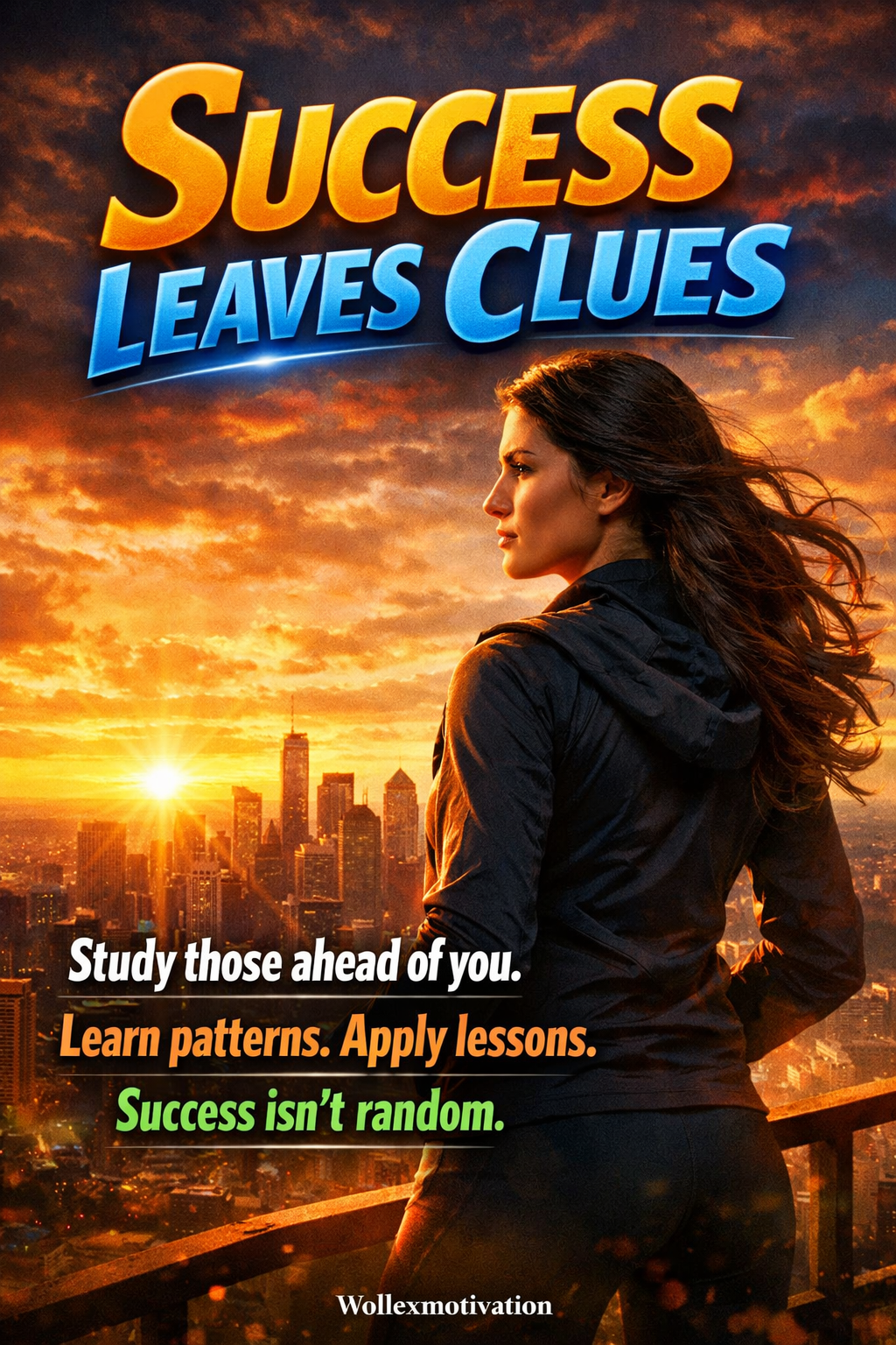 Success leaves clues 
#lekeelekee