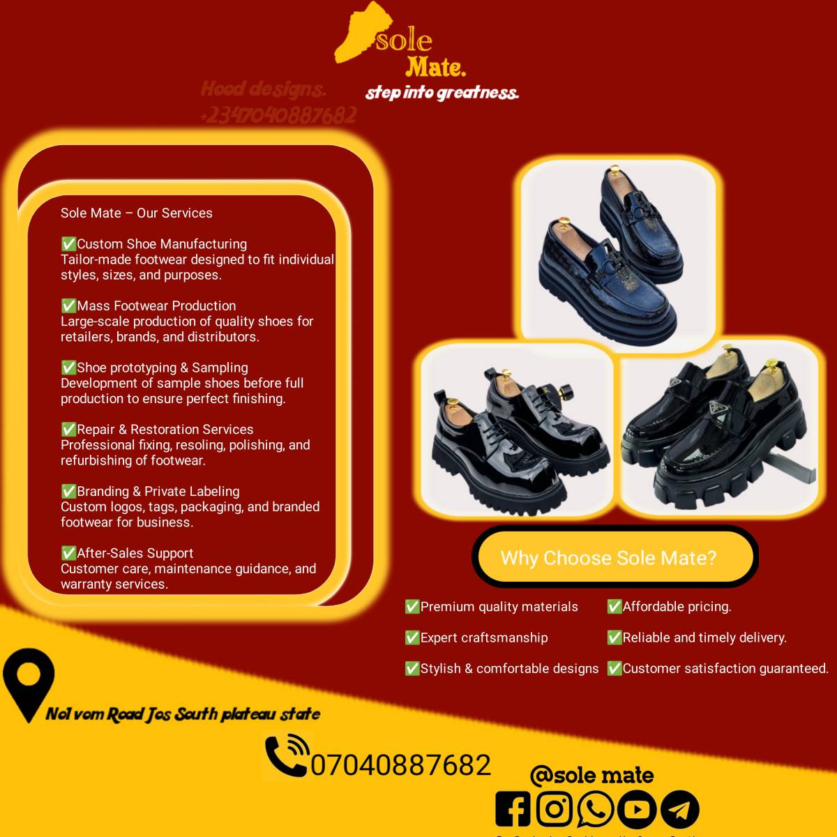 Happy Sunday fam.
For your designs Send me a DM and watch your brand get the recognition it deserves