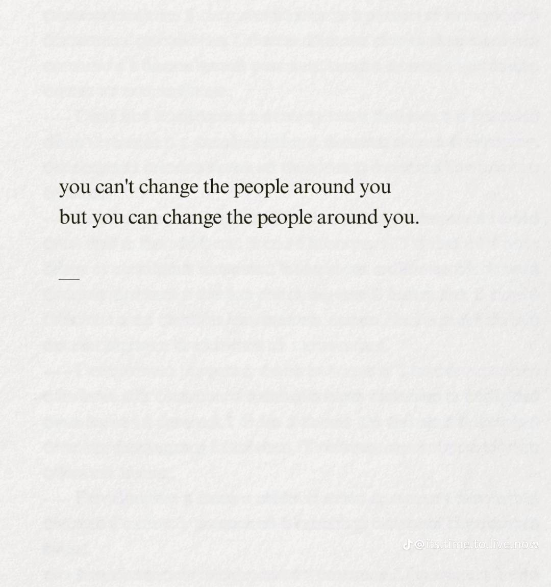 No truer words.