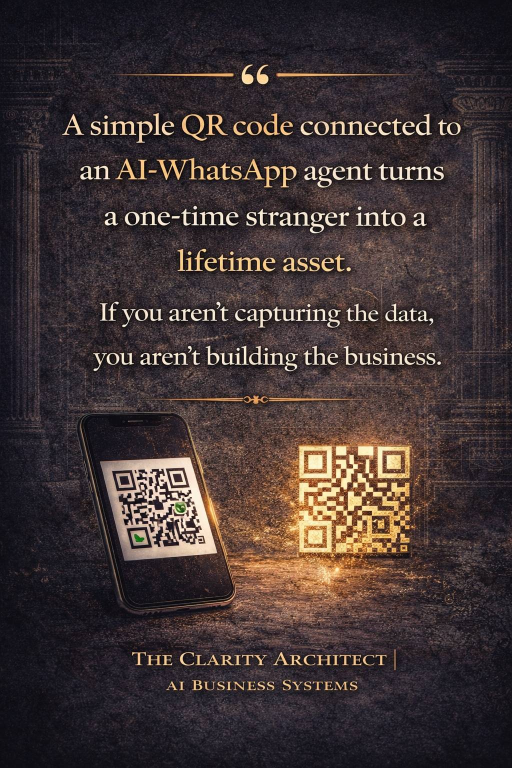 New business owners hunt for sales. Wise architects build systems. If your business depends on your...