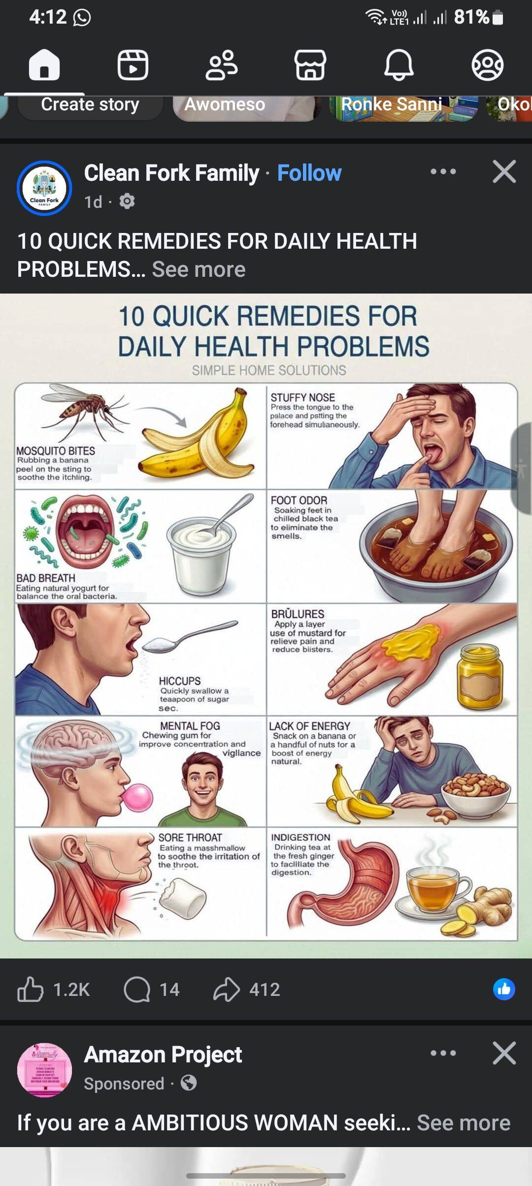You can take care of yourself every day.
Health is wealth