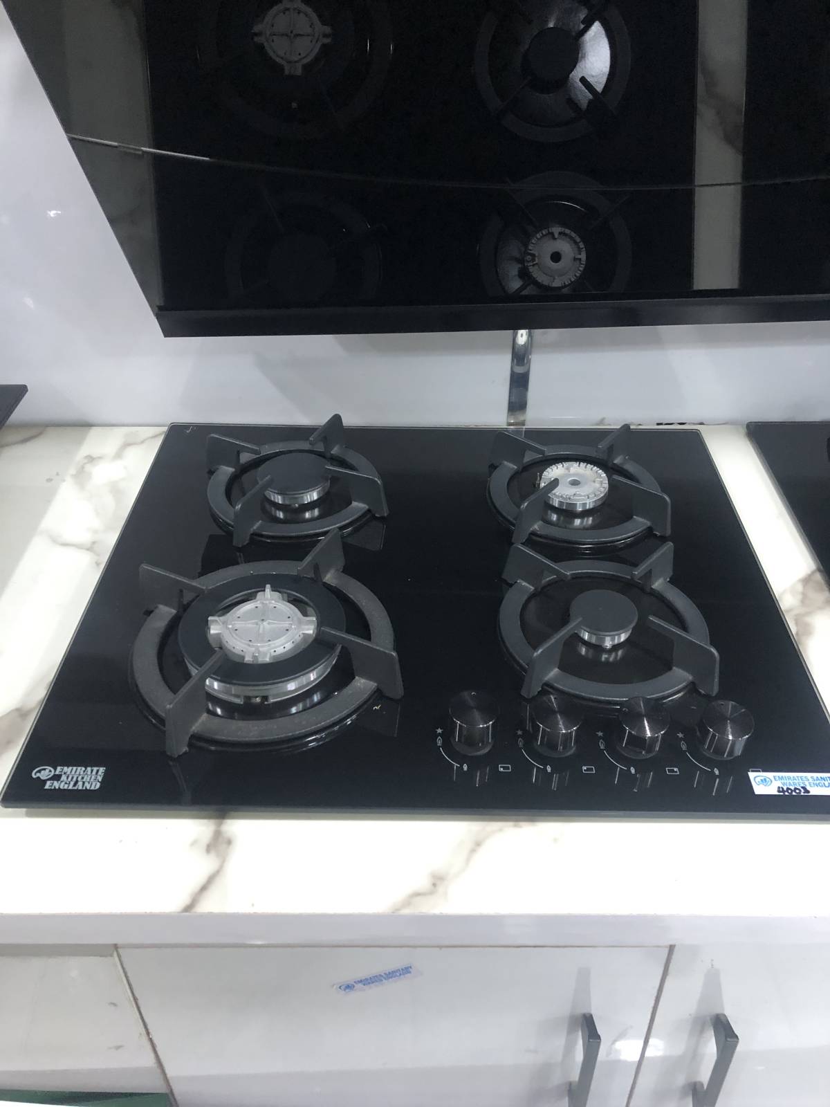 Gas top burner and ovens also available