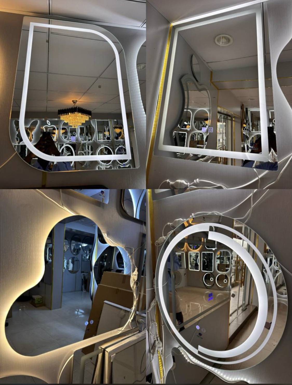 Small sized led mirrors available