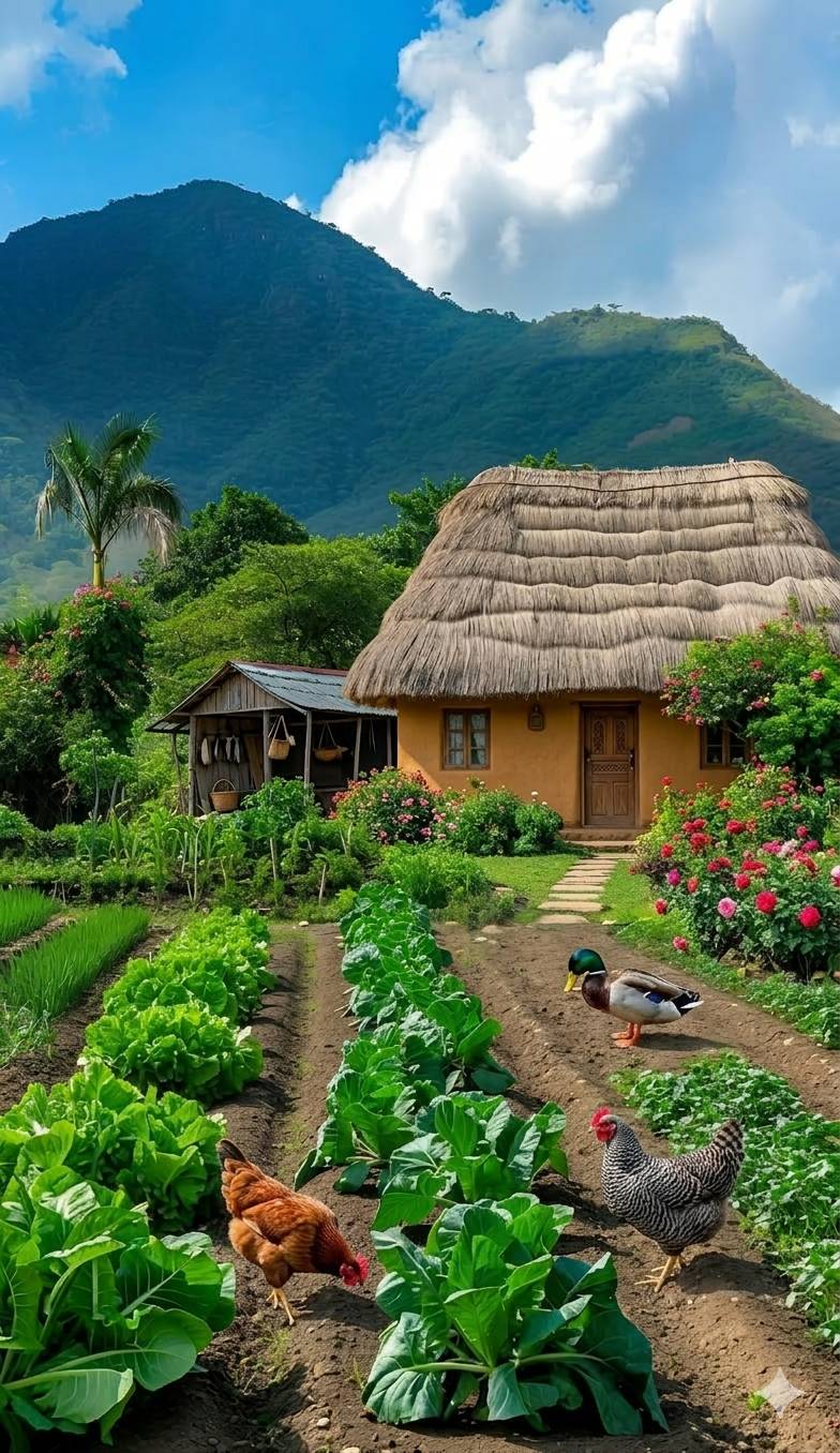 ๐๐๐ข๐จ๐ง ๐๐๐ข๐๐ ๐ข๐ ๐ฃ๐๐๐๐
Here nature deigns to flirt...
Where thatched decaying secrets are safe
As no...