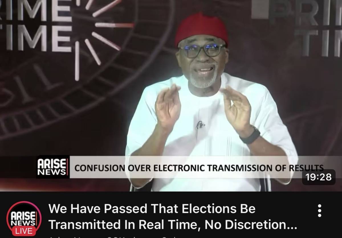 We Must Insist On Electronic Transmission Of Election Results