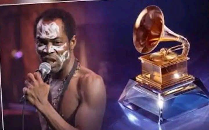 Type congratulations π To big fela family ππ»
Lifetime Grammy awardπͺ©πΊ