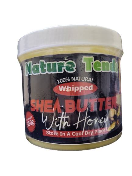 Nature tends shea butter helps soften and moisturize the skin. It also supports the healing of scars...