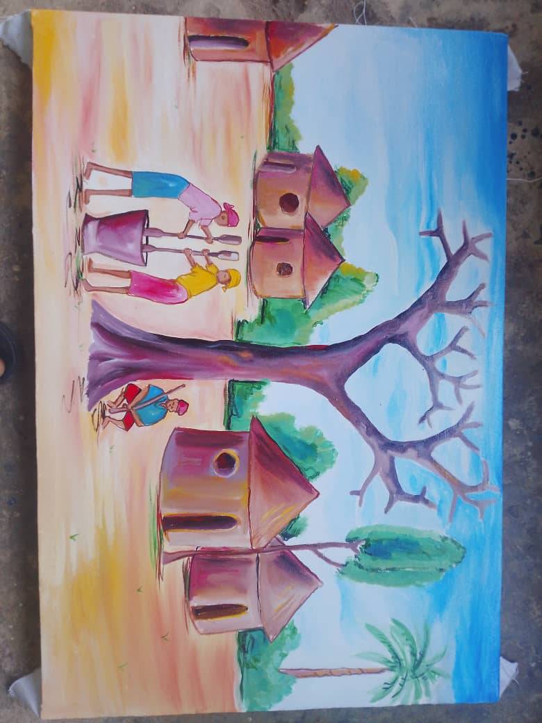 Prince pedro acrylic on canvas