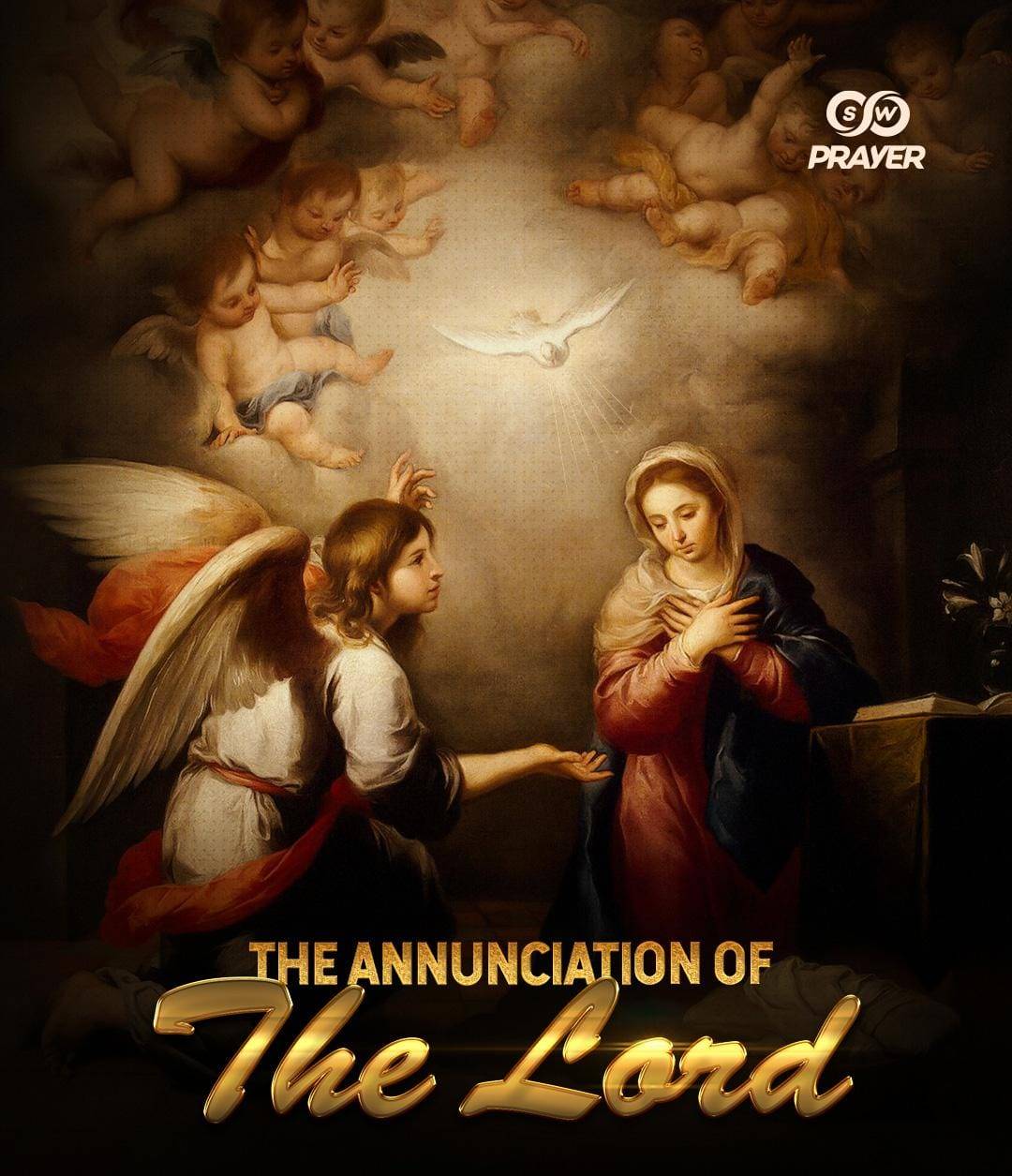 I am the handmaid of the Lord 
(Luke 1:38)