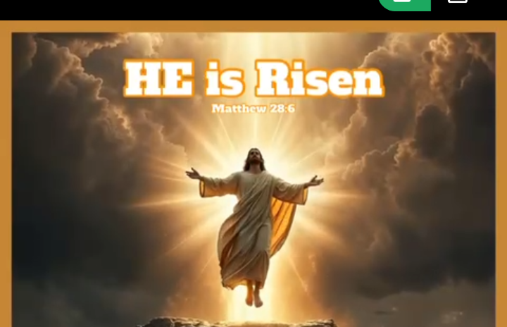 HE is Risen
(Mathew 28:6)
ALLELUIA 🙌