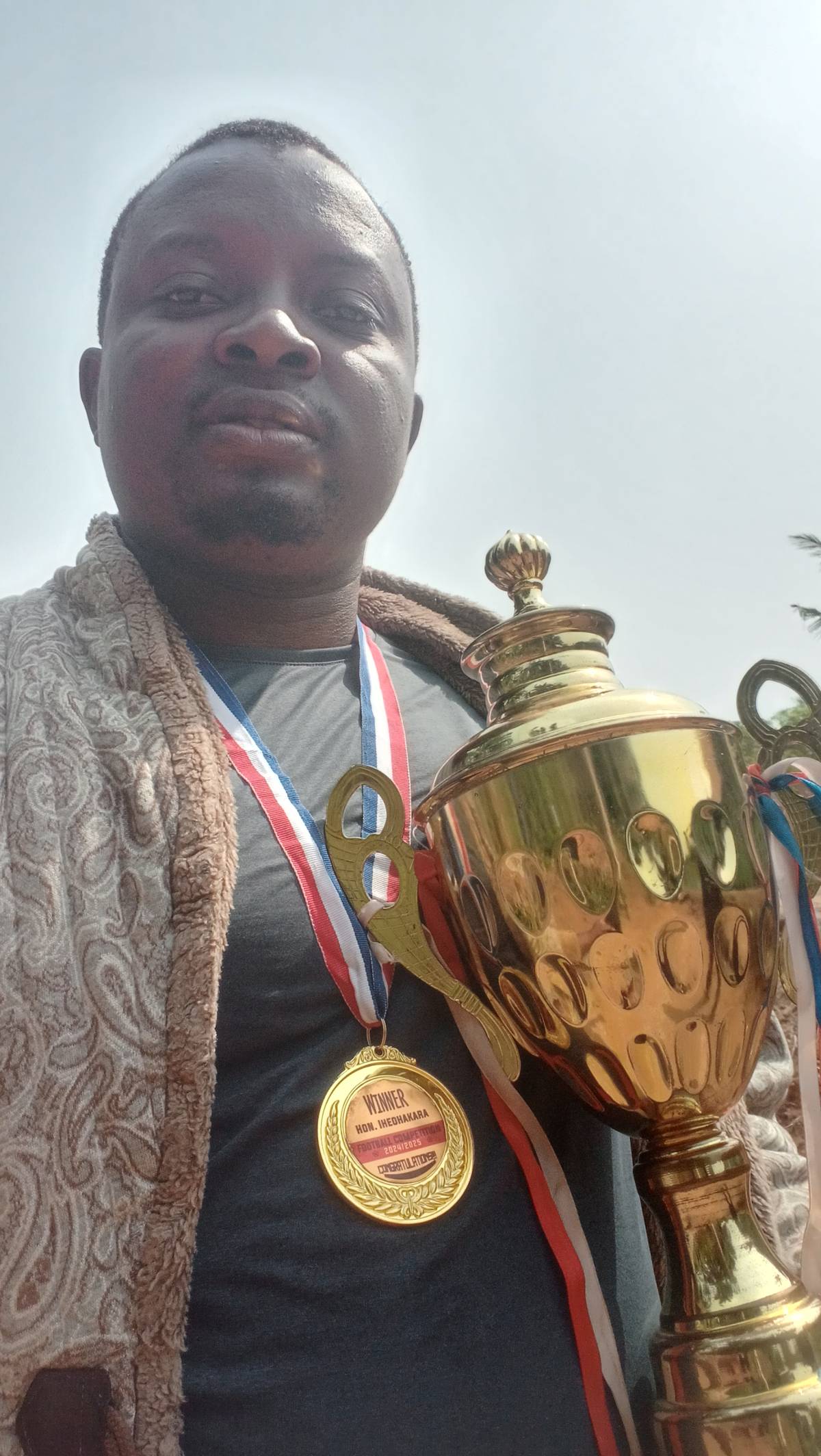 The first trophy of my life come to me as a coach or a player