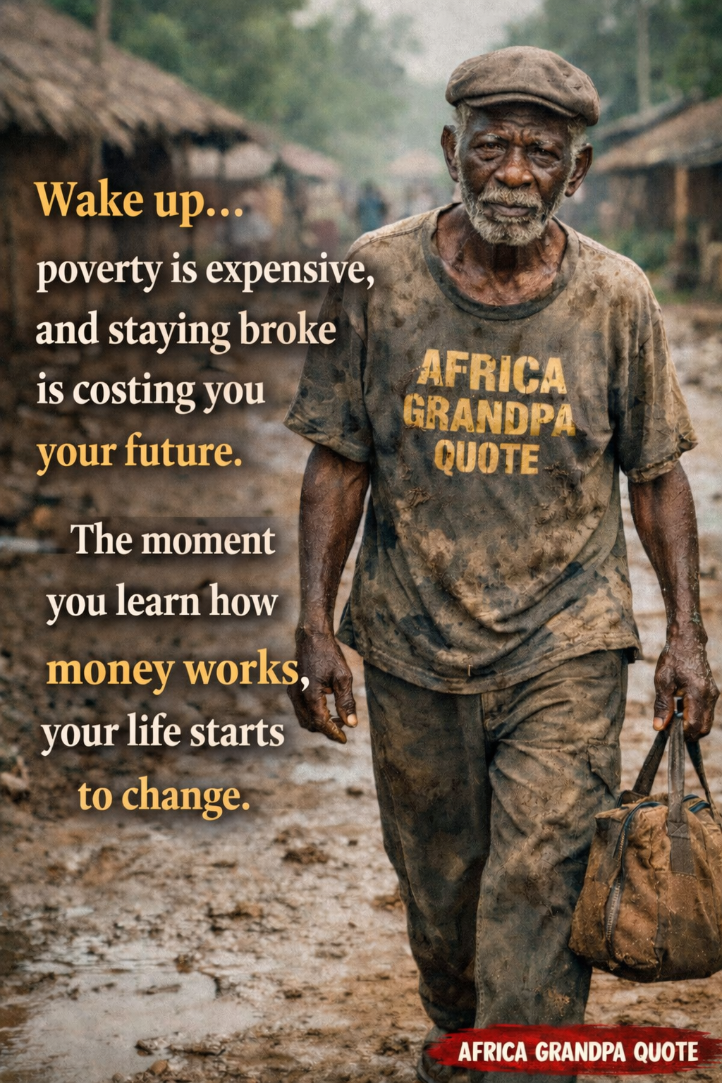 Poverty is expensive, Wake up.