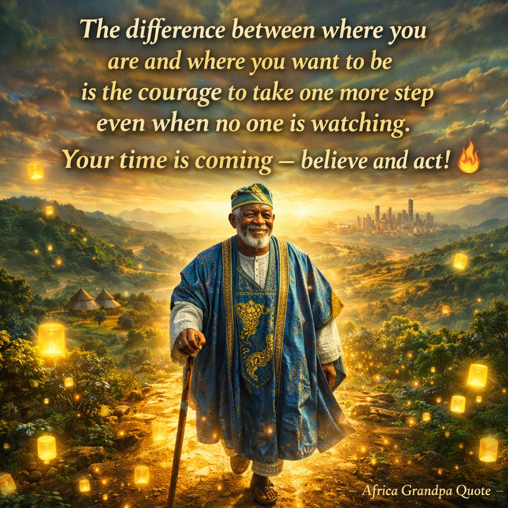 The difference between where you are and where you want to be is the courage to take one more step e...