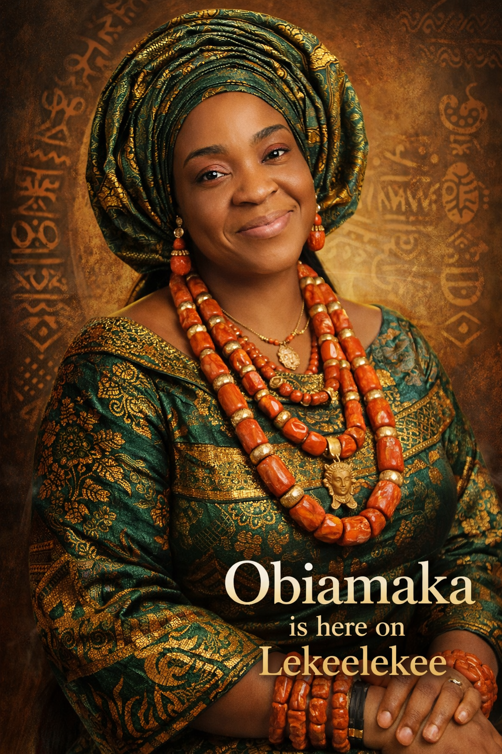 She didn’t come to blend in… she came to represent.
Obiamaka is here on Lekeelekee - gracefully carr...