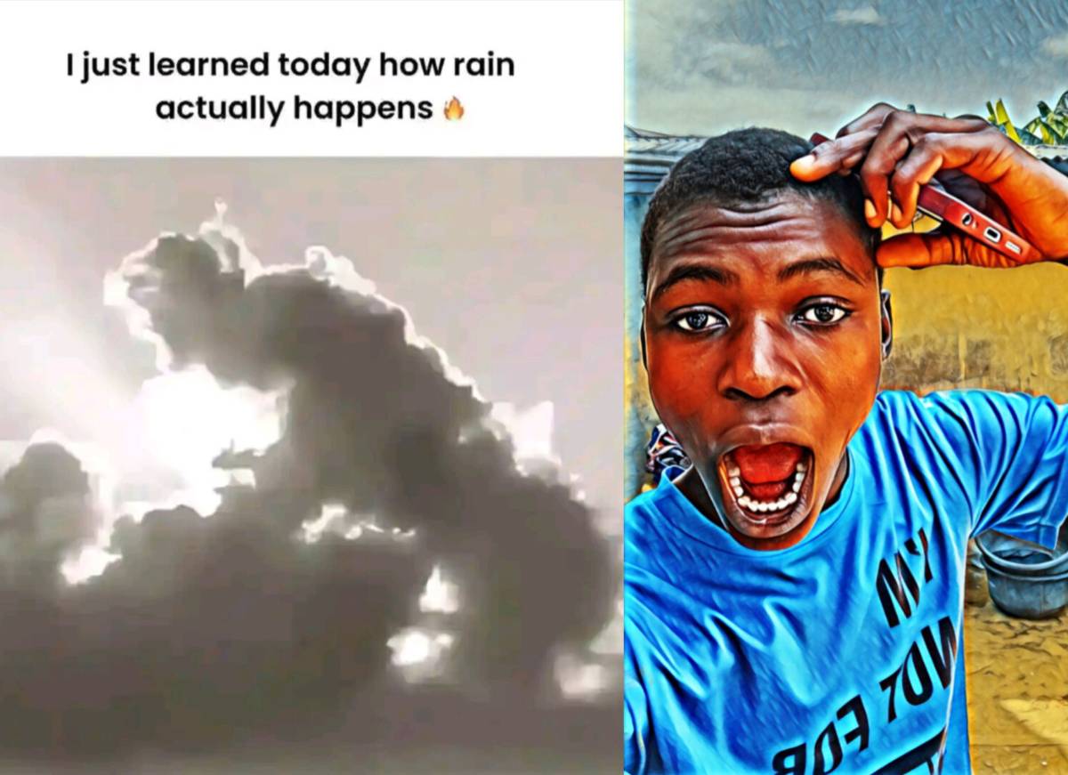 Finally I know the reason why rain is falling by this time of the year ๐๐๐คฃ๐๐ฅ#edanation