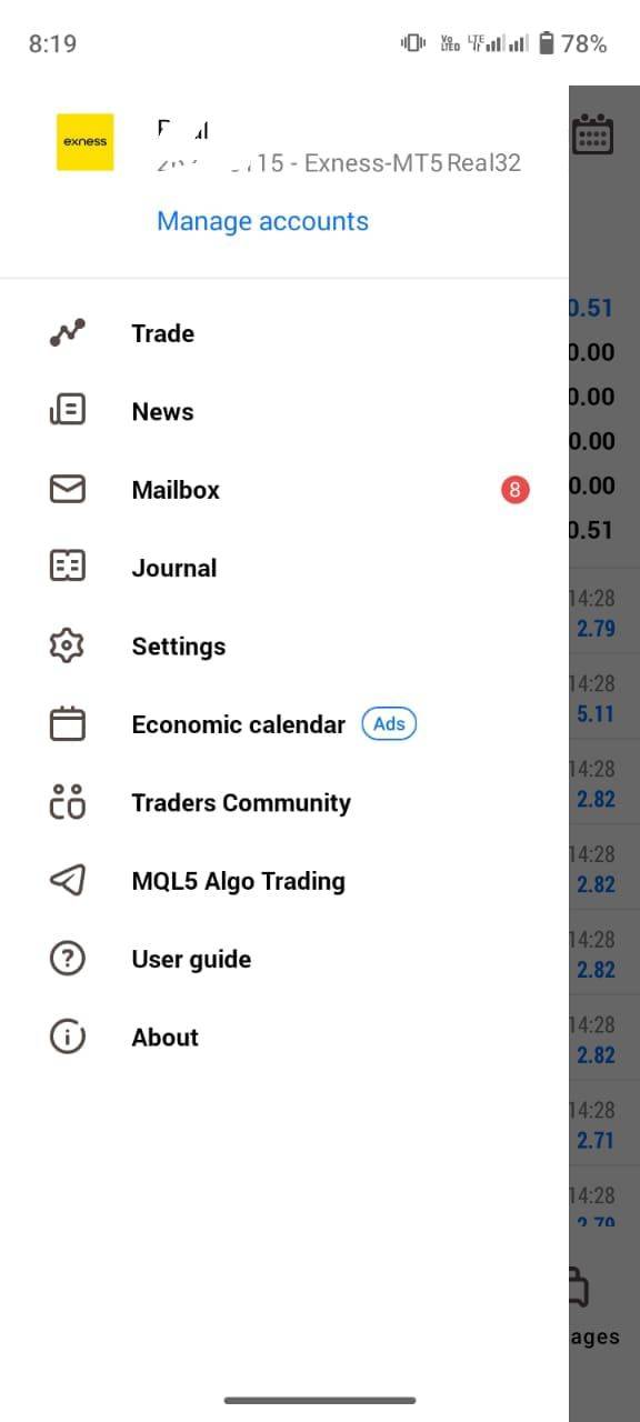 Booked profit withdrawal dn