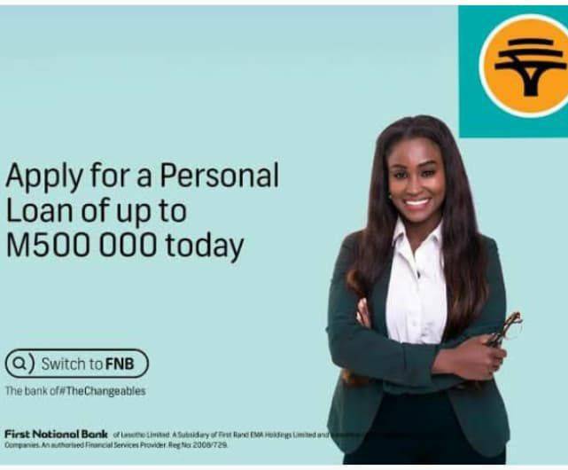 Available for loan 24/7 only for FNB users
