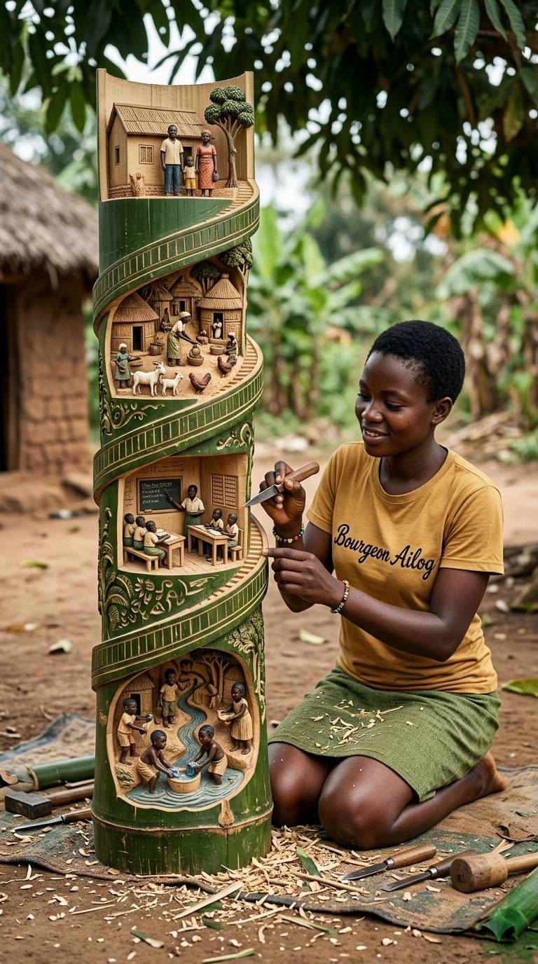 Crafting stories in wood, one layer at a time.#bourgeonailog