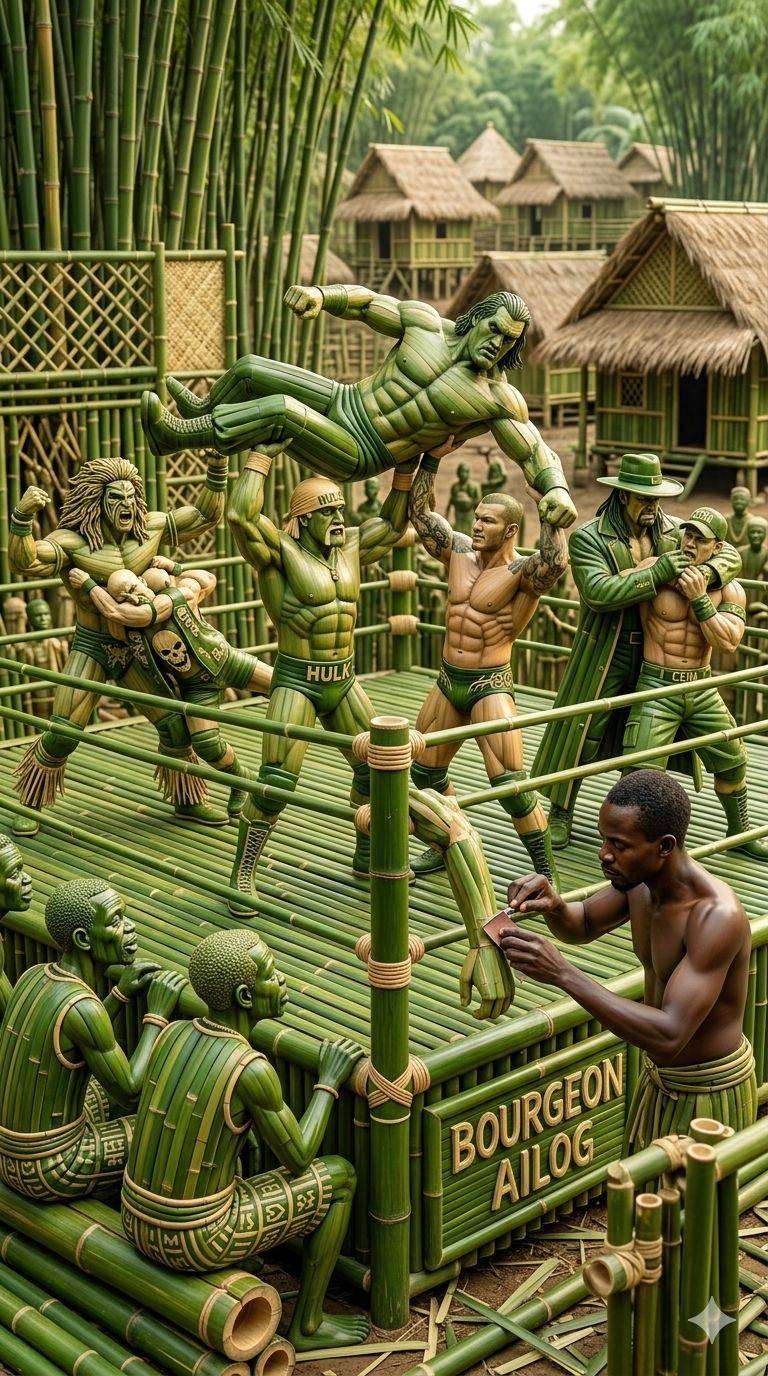 Cena, Hogan, and a whole village of green giants. This ain't WrestleMania... this is JungleMania! ๐ด...