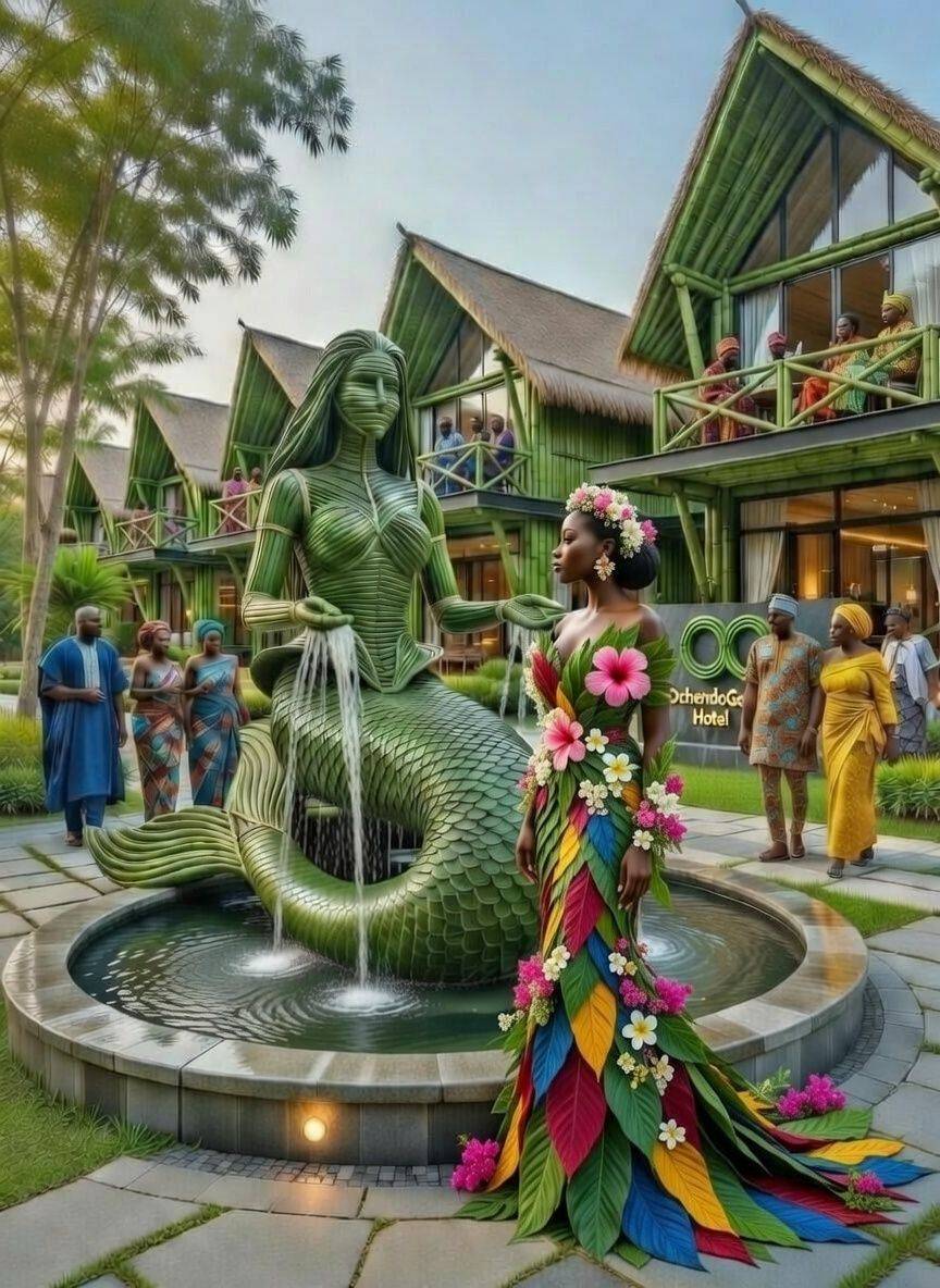 She flows with grace, dressed in rainbows and blooms πΈπ Come get lost in the magic at OchendoGo Ho...