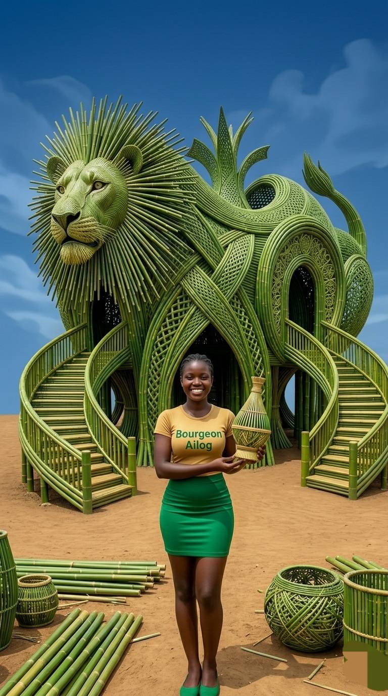 When your drip is 100% homegrown and your throne roars ๐ฆ๐ #BambooRoyalty, #BourgeonAilog