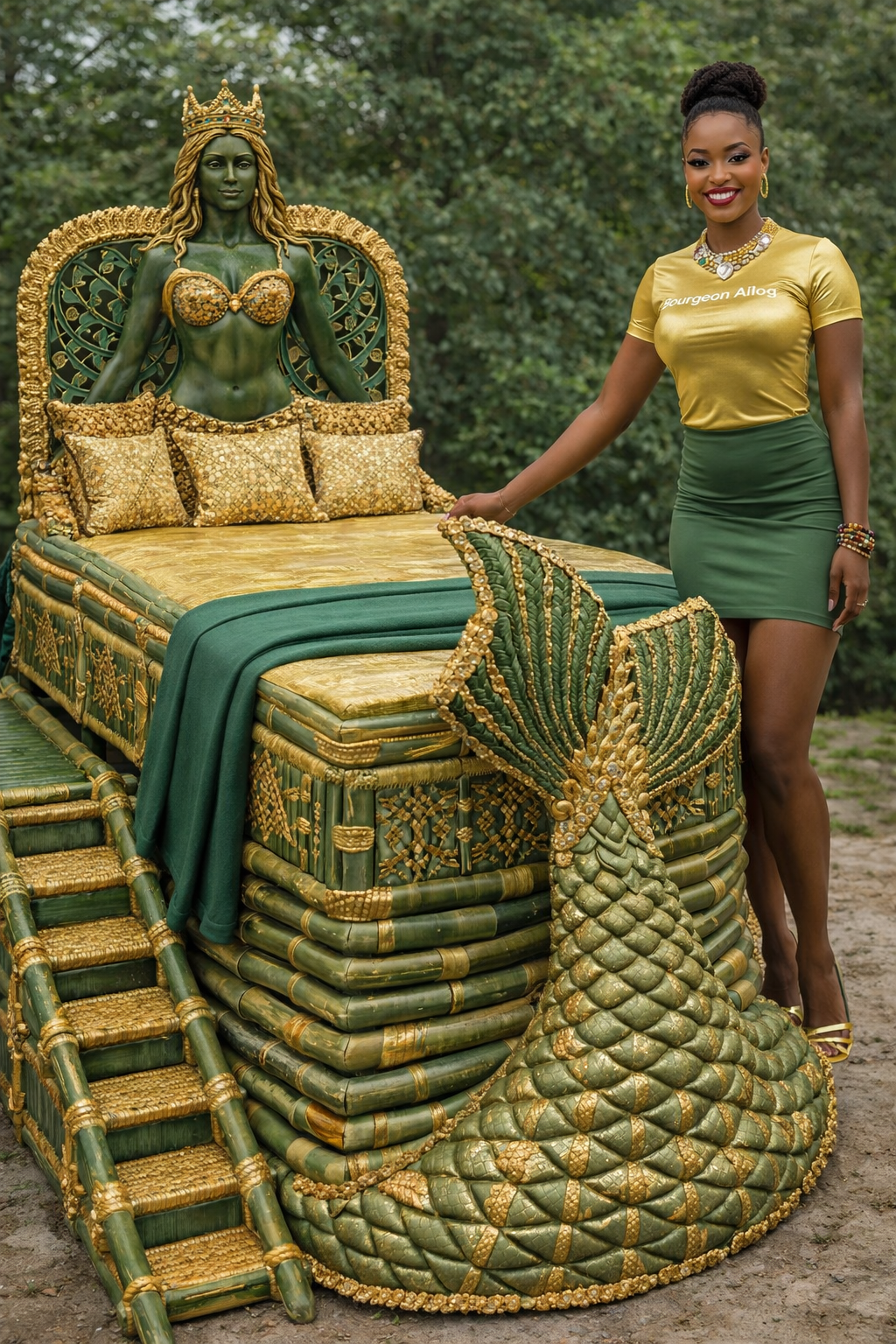 When the mermaid vibes meet boss lady energy. 💚✨#BourgeonAilog