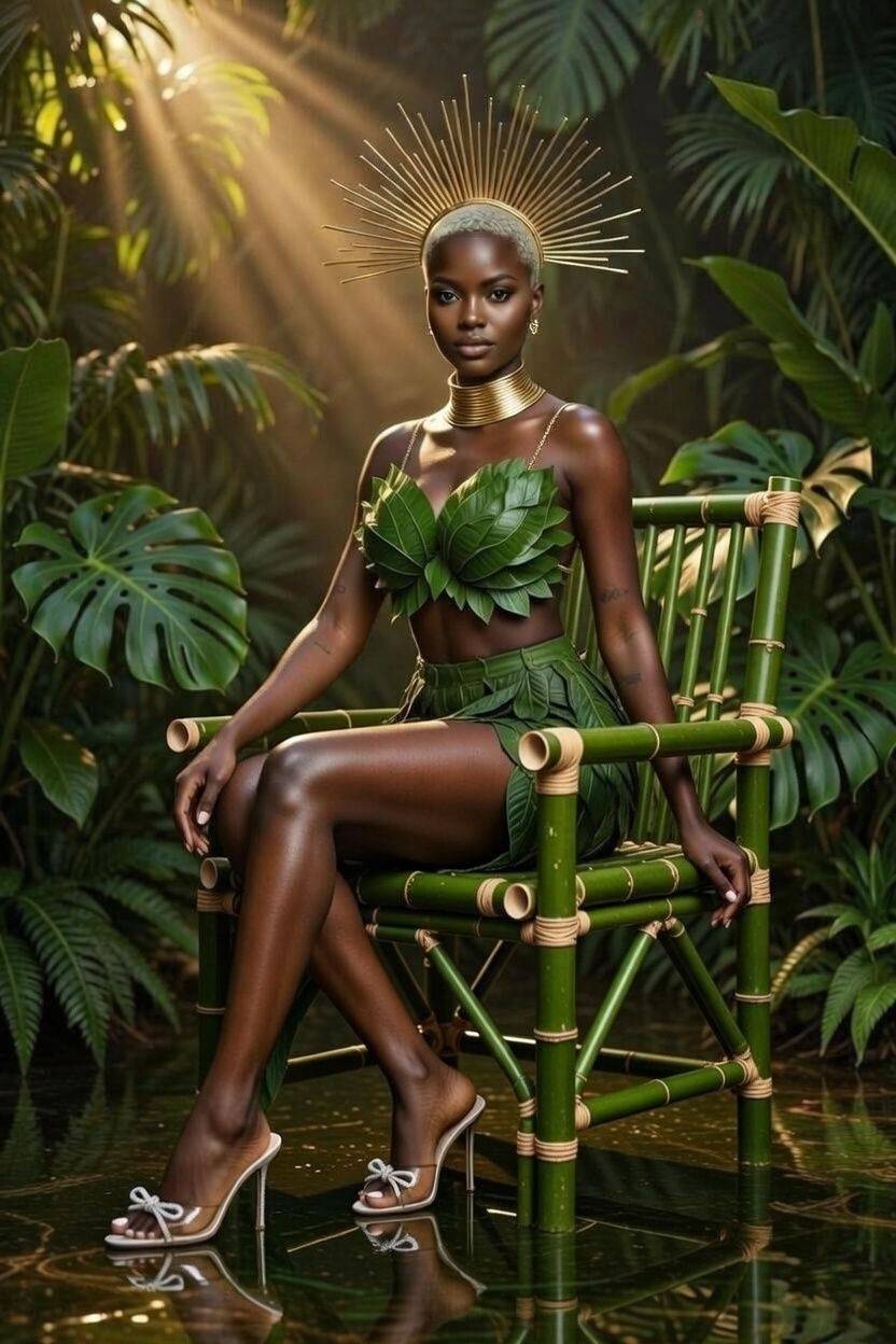 Monstera mood. Goddess mode. 🌱#BourgeonAilog