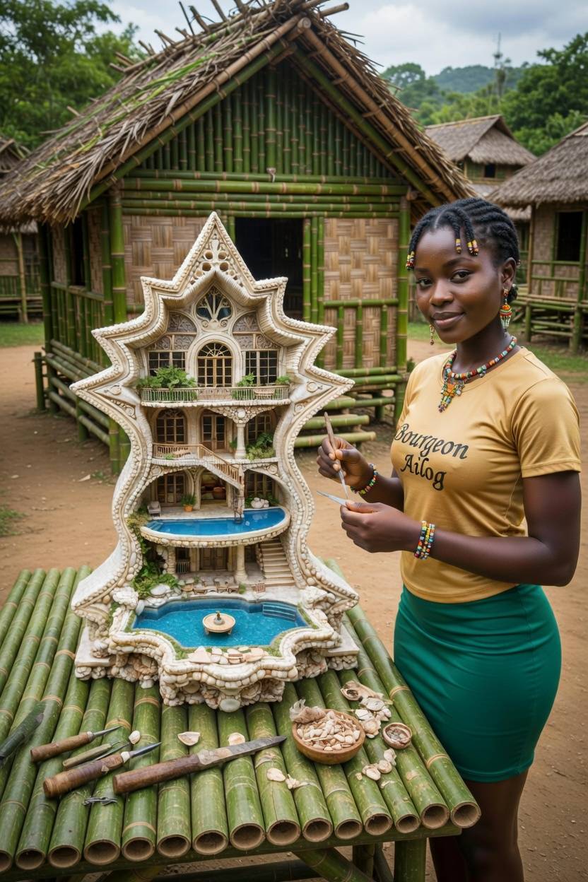 From bamboo roots to golden beauty ๐ Meet the artist turning shells and imagination into magic. #Bo...