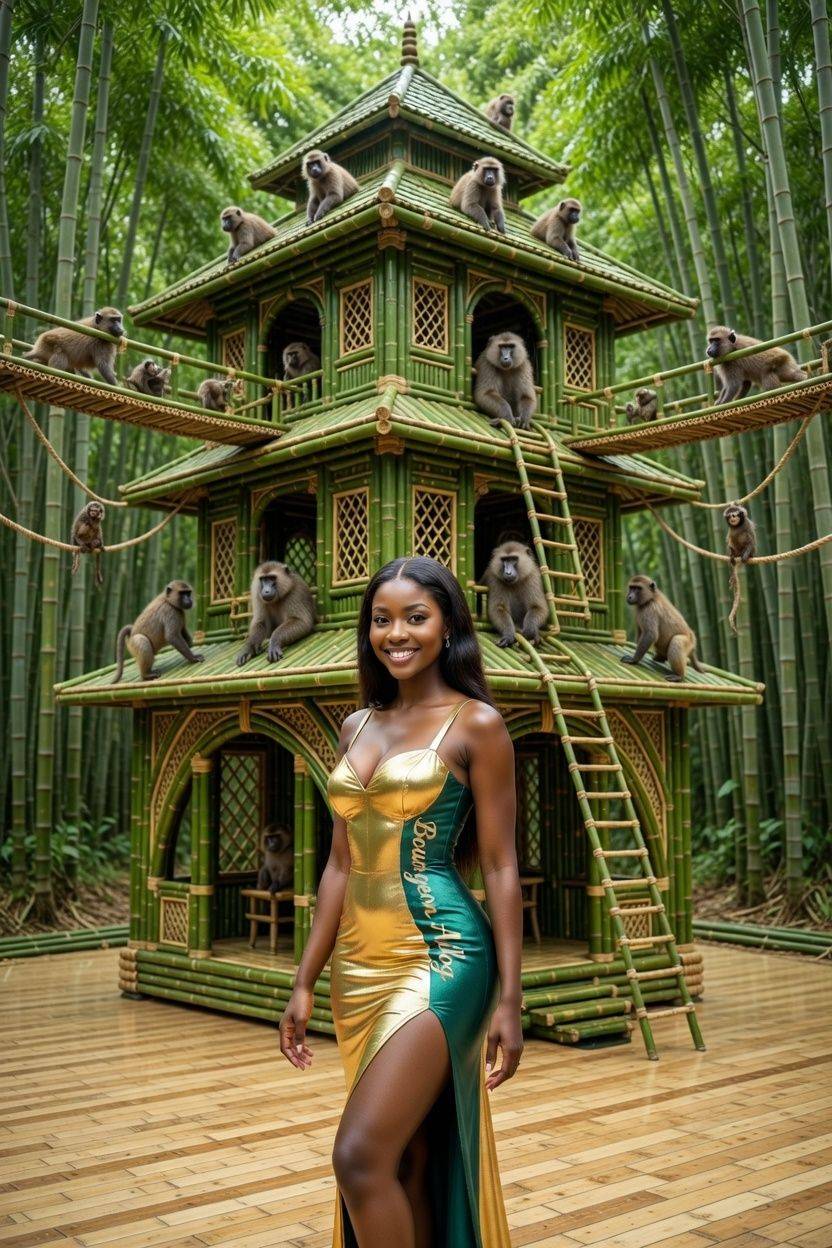 Golden glow in a green paradise ๐ Gold & emerald never looked this fierce #BourgeonAilog
@follower...