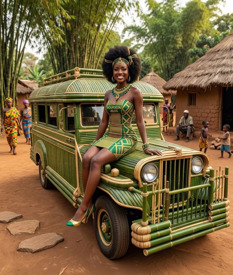 Green machine. Golden confidence. African soul. Luxury that moves with the earth, not against it. #B...
