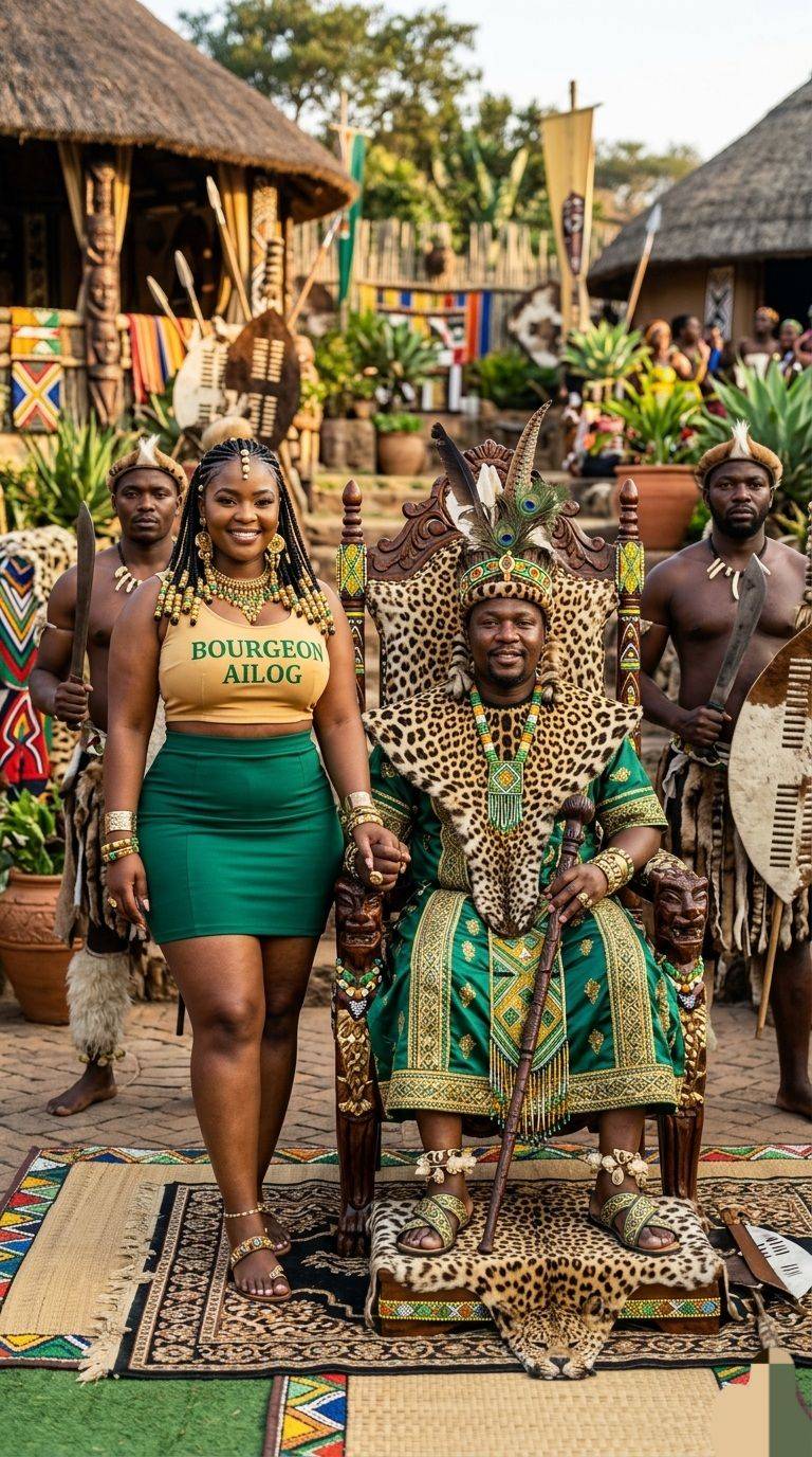 Behind every great King is a Queen who defines her own destiny. ๐๐ช
When the King sits on his thron...